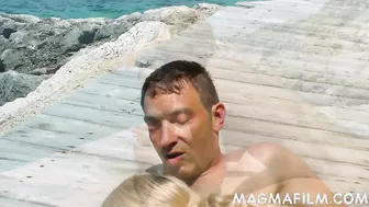 Lena Nitro Has Public Sex By The Ocean!