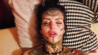 Amber Luke Is Fucking A Guy With As Many Tats As Her!