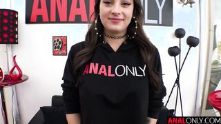 Maddy May Shows Us Her Anal Cream Pie!