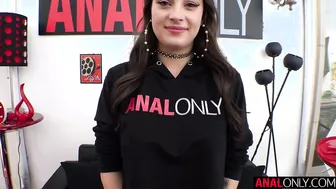 Maddy May Shows Us Her Anal Cream Pie!