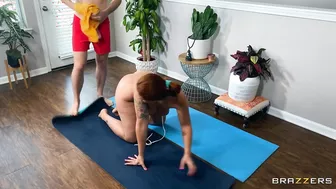 Siri Dahl Oiled Up In A One Piece Getting Fucked!