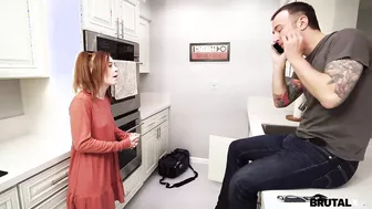 Petite Brunette Sucks, Fucks And Gets A Facial!