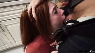 Petite Brunette Sucks, Fucks And Gets A Facial!