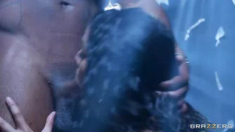 Luna Star Takes On Mazee The Goat Big Black Cock!