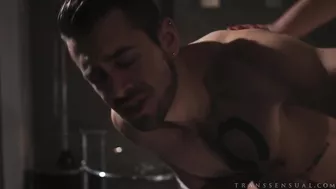 TS Aspen Brooks Is Topping Dante Colle's Asshole!