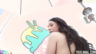 Jackie Ohh Asshole Has Cum Shooting Out Of It!