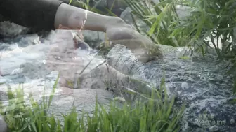 Celeste Star In The Great Wide Open Masturbating!