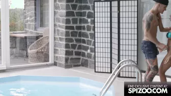 Polly Pons Is Fucking The Pool Man!