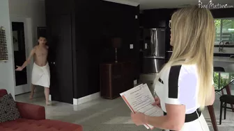 Cory Chase In White Lingerie Having Hot Wife Sex!