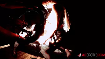 Evilyn Ink and Misha Montana Strap On Sex Video!