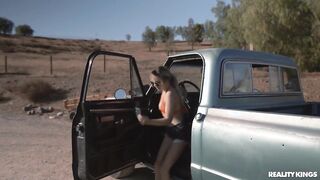 Lilly Bell Is Fucking Scott Nails In A Pickup Truck!