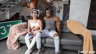 Kira Perez Is Sucking And Fucking On Mazee's Big Black Cock!