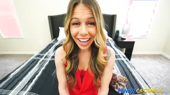 Skinny Babe Gets A Cream Pie!