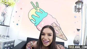 Come Watch A Load Of Cum Drip Out Of April Olsen's Asshole!