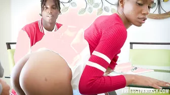 Lacey London In Her Free Use Fantasy Interracial Threesome!