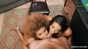 Demi Sutra And Luna Star With Mick Blue In Their Video "In Too Deep"!