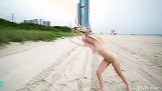 Dixie Lynn Takes Off Her Panties In Public!