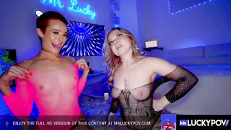 Sidra Sage and Kaiia Eve Team Up For Mr Lucky POV!