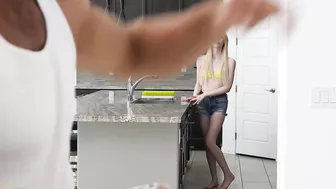 Celestina Blooms Teases Until The Painter Fucks Her!