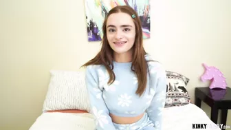 Kinky Family Has A Petite, Masturbating, Sucking, Fucking And Taking A Facial!