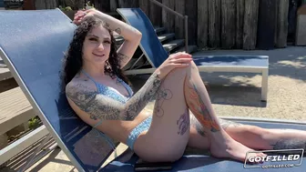 Lydia Black Is Getting Fucked While In Just Her Bikini Top!