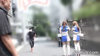 Mio Ozora And Reika Ichinose In An Asian Gang Bang!