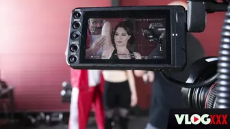 Just Jessica Ryan Posing Behind The Scenes!