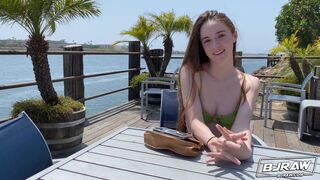 Hazel Moore Sucking A Cock For BJ Raw!