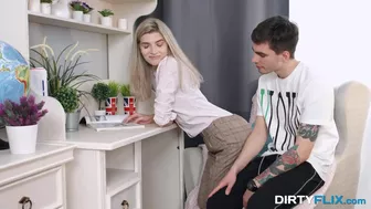 Petite Blonde, Gets Her Fuck On And Gets A Facial!