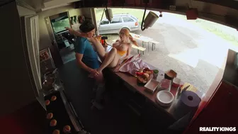 Scarlett Jones With Charlie Dean In A "Fuck Truck" Video!