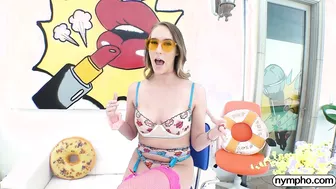 Cadence Lux Taking Balls Deep Cream Pie!