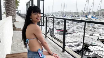 Ari Alectra In A Bikini Sucking His Cock!