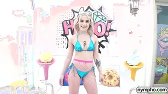 Chanel Camryn On Her Knees Taking His Cum!