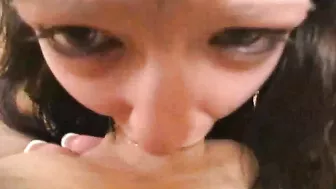 Hailey Young Showing Off Her Deep Throat Skills!