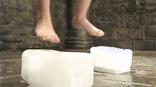 Shy Love Pretty Pussy Gets Hosed Down!