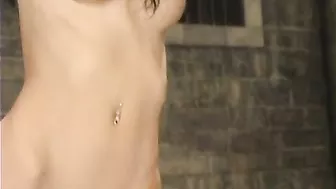 Shy Love Pretty Pussy Gets Hosed Down!