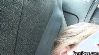 Sensi Pearl Has Sex In The Back Seat Of A Car!