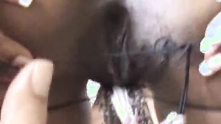 Courtney Foxxx On Her Knees Giving A Blow Job!