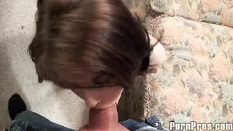 Sensi Pearl Fucks An Old Guy With A Huge Cock!