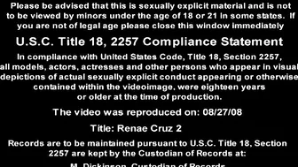 Renae Cruz Sexy Latin Ass In Motion!