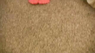 Aaliyah Love Tears Open Her Pantyhose And Fucks Her Pussy With A Dildo!