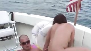 Kaci Star Goes Ass To Mouth On A Boat!