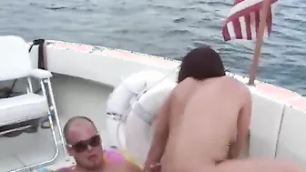 Kaci Star Goes Ass To Mouth On A Boat!