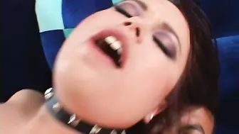 Kaci Star Has Two Black Cocks Fucking Her And Nutting On Her!