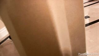 Kenzie Marie Interrupts His Work For Sex!