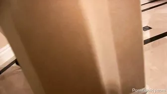 Kenzie Marie Interrupts His Work For Sex!