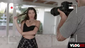 Maya Woulfe In Her Behind The Scene Video!