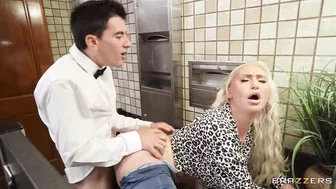 Nina Kayy And Jordi El Nino Polla In "Waiter Gets Served A Big Round Ass"!