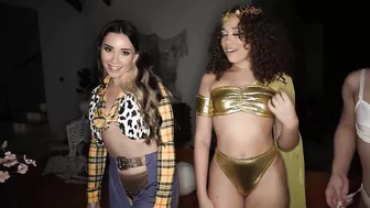 Aria Lee, Tommy King And Willow Ryder Fucking Mazee The Goat!