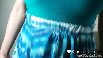 Karla Carrillo Ends Up With A Cock In Her Mouth!